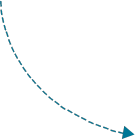 blue curved arrow